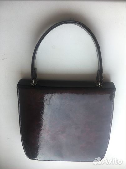 Кожаная винтажная сумка начало 70х годов (новая)