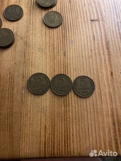Монеты 5 копеек 1981 года