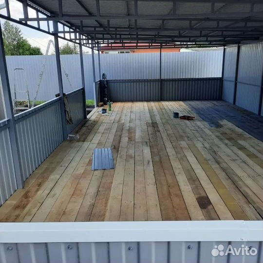 Заборы навесы бетон кровля