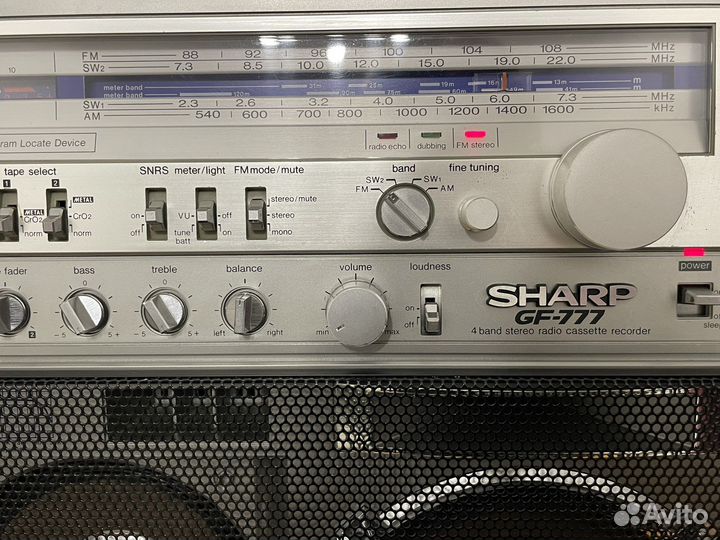 Магнитофон sharp gf 777