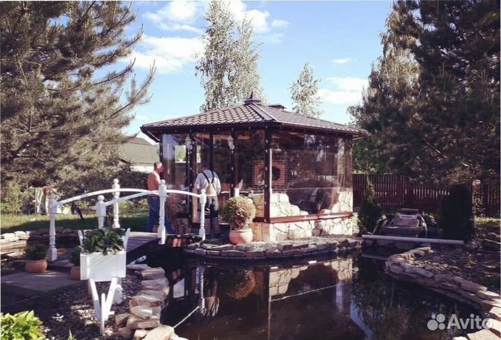 Мягкие окна для беседки