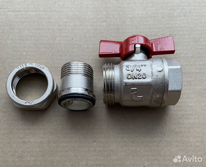 Кран шаровый Itap 3/4 с американкой (10 шт)