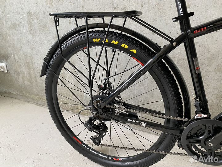 Горный велосипед 27.5 с багажником Новый