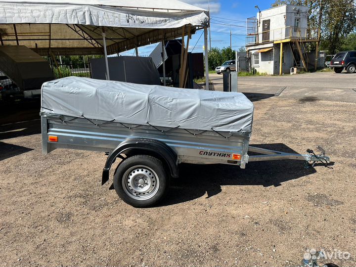 Прицеп Спутник Expert ZN 2013-33 оцинк. (Тент 0.7