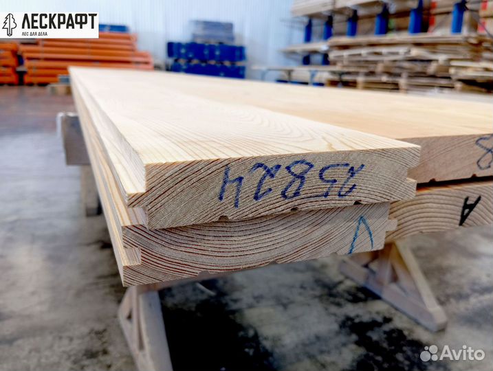 Доска пола 27*141*4000 мм сорт A лиственница