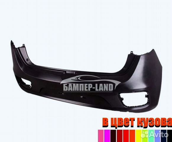 Бампер задний Kia Ceed 2 новый любой цвет