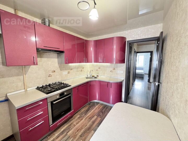 3-к. квартира, 60,8 м², 3/5 эт.