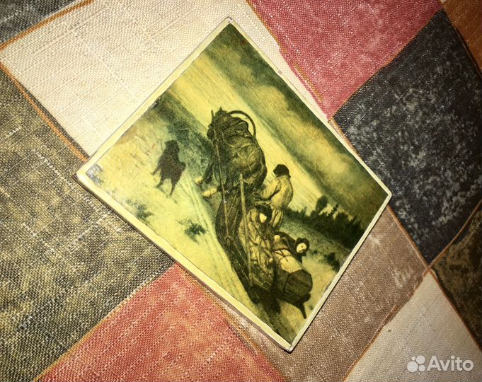 В. Перов. Проводы покойника. Картина на дереве