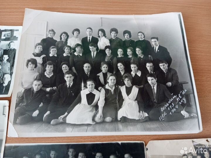 Старые фотографии школьников