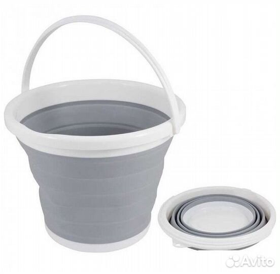 Ведро складное силиконовое