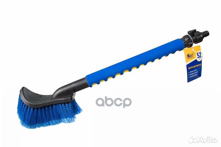 Щетка для мытья авто под шланг с мягкой распушн