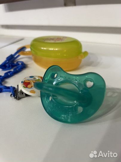 Пустышка chicco новая держатель nuk
