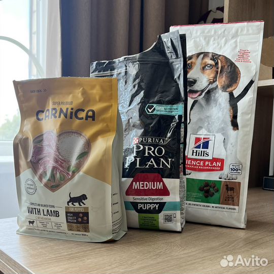 Корм для собак hills/carnica/pro plan