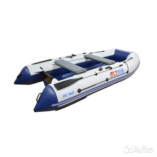 Лодка пвх altair HD-360 нднд, Новая, Сине- серая