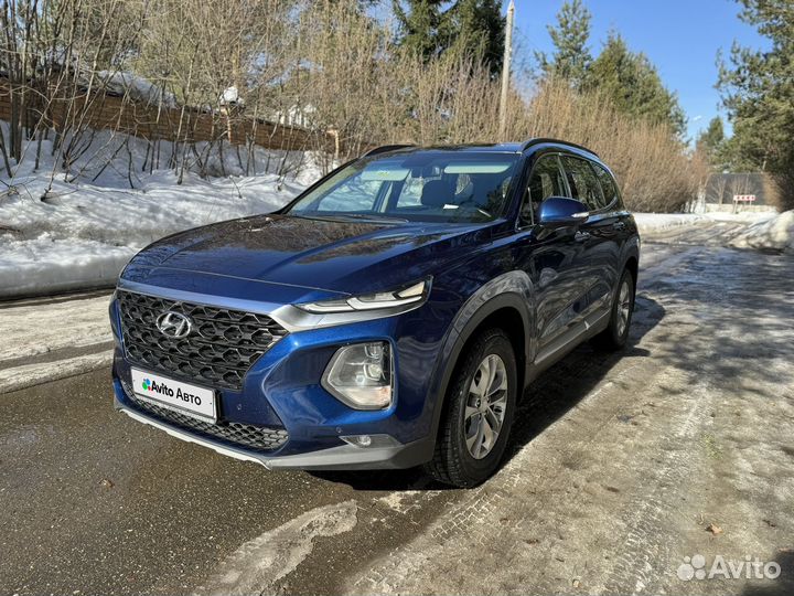 Hyundai Santa Fe 2.2 AT, 2019, 180 398 км
