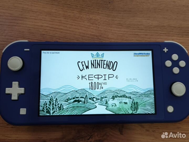 Nintendo switch lite прошитая + 64гб