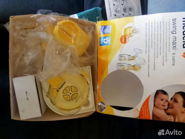 Молокоотсос электрический двойной medela swing