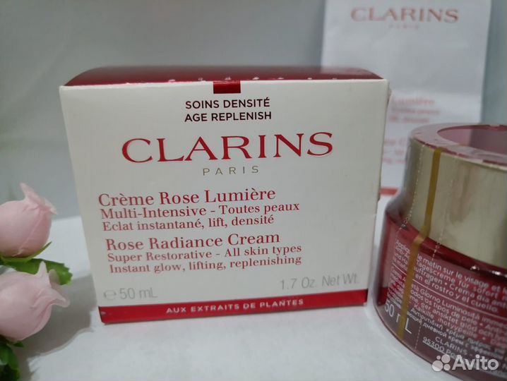 Крем для лица Clarins Rose Radiance 50 ml