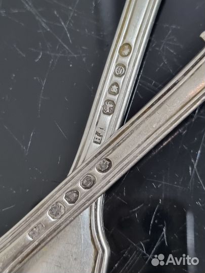 Дореволюционные столовые ложки, Серебро Европа