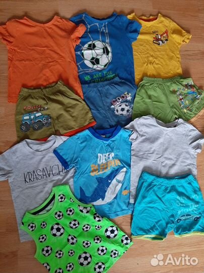 Футболки шорты 92