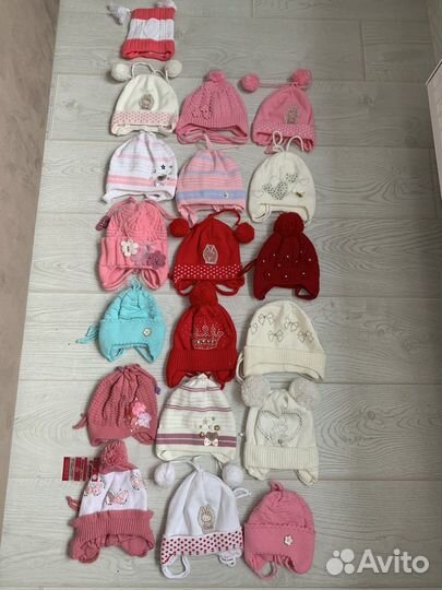 Новая шапочка детская 0-3 мес