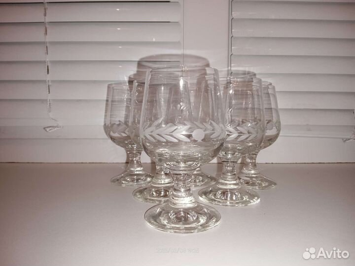 Стаканы, стопки, фужеры, хрусталь, стекло