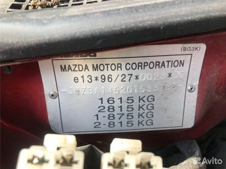 Разбор на запчасти Mazda 323 (BA)