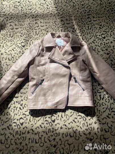 Кожаная куртка для девочки