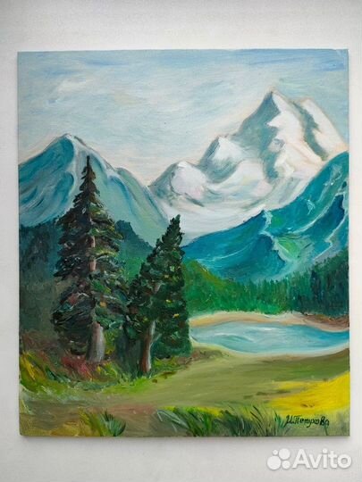 Готовые картины маслом акрилом на холсте