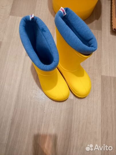Детские резиновые сапоги