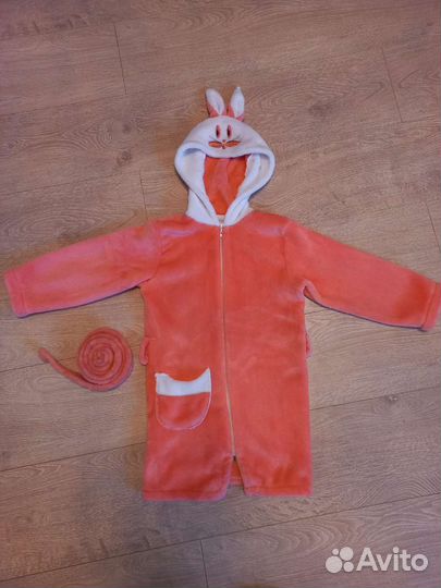 Детский халат зайчик