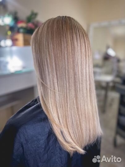 Окрашивание Аиртач, мелирование, блонд