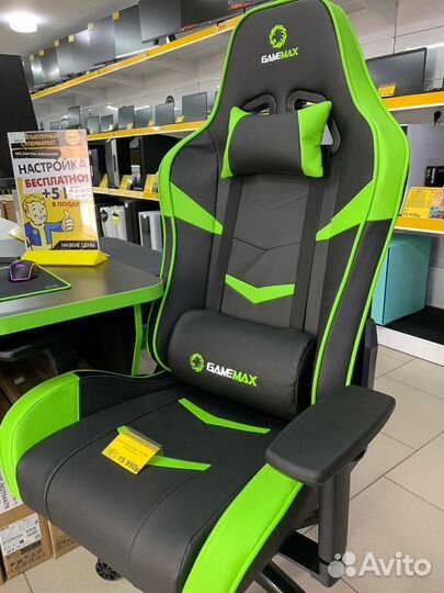 Компьютерное кресло GameMax GCR08 игровое