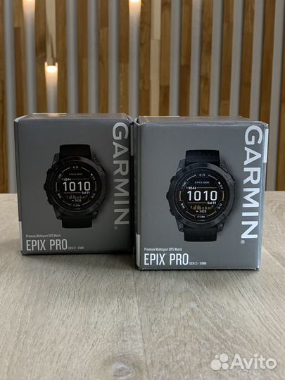 Garmin Epix Pro - спортивные часы, 51 мм, черные