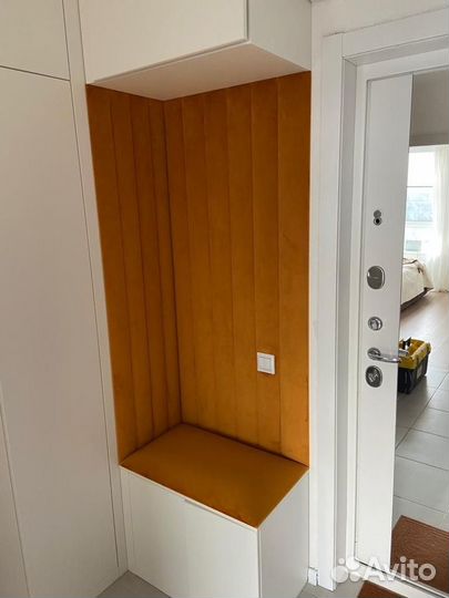 Мягкие стеновые панели в прихожей