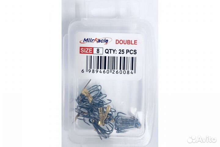 Двойник крючок №8 