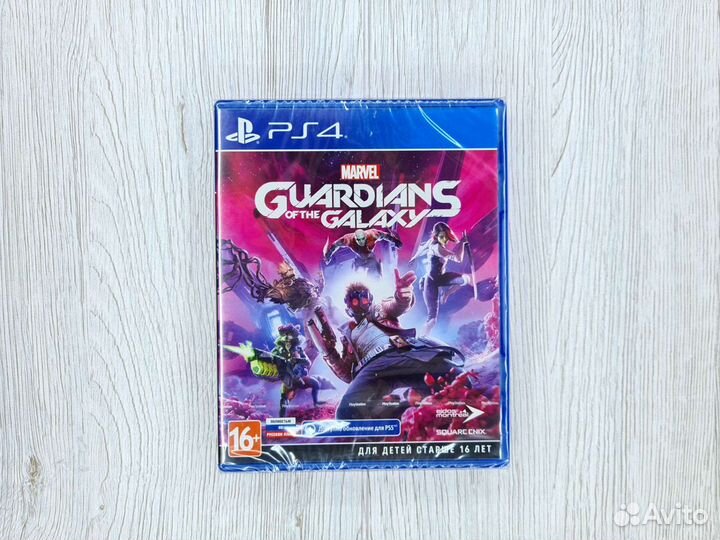 Стражи галактики (PS4/PS5). Диск новый. Запечатан