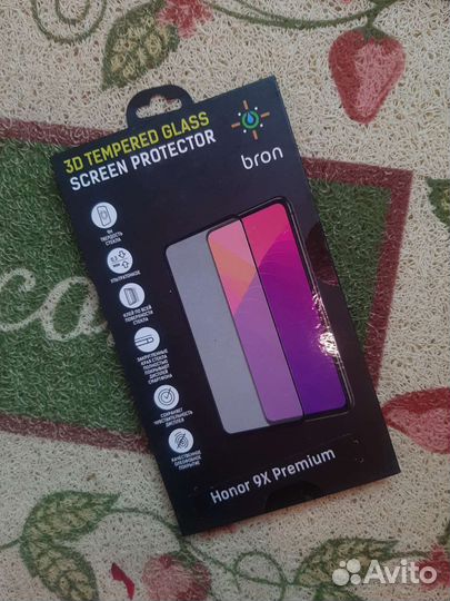 Защитное стекло Bron для Honor 9x Premium 3D