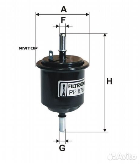 Filtron PP876/4 Фильтр топливный Filtron PP876/4
