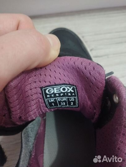 Ботинки демисезонные для девочки 33 размер