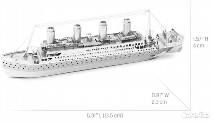 Металлический 3D-Пазл