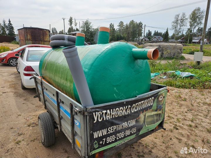 Септик от производителя с монтажом под ключ