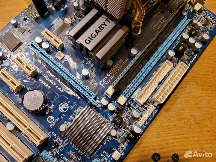 Материнская плата 2 ядра DDR3