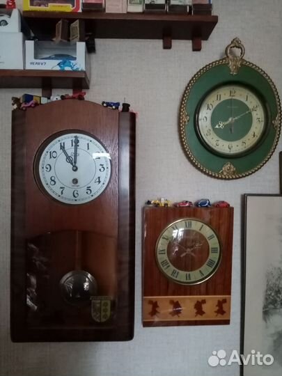 Настольные и настенные часы СССР