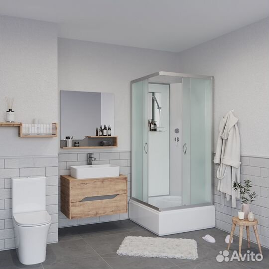 Душевая кабина Niagara Classic NG-1108-14BK (90х90х200)