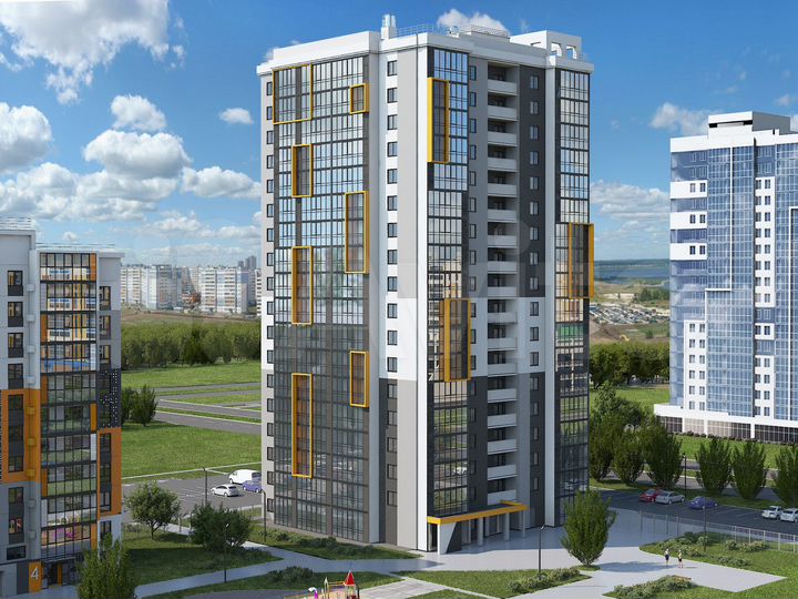 2-к. квартира, 63,2 м², 18/18 эт.