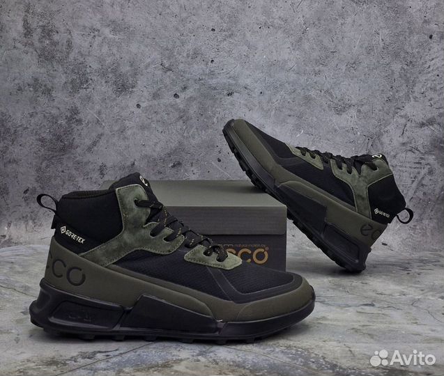 Мужские зимние кроссовки с мехом ecco