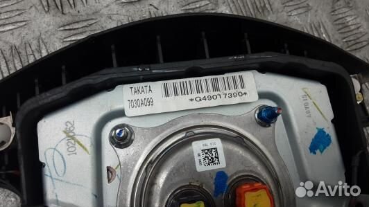 Подушка безопасности водителя mitsubishi pajero 4