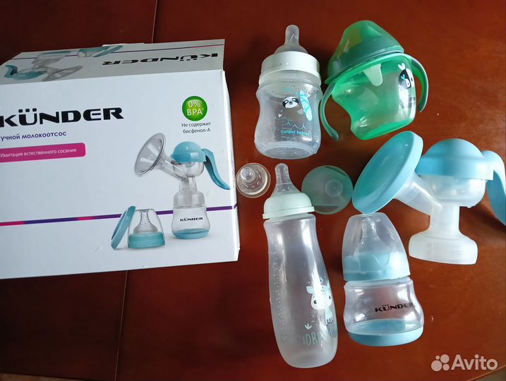 Молокоотсос ручной и бутылочки