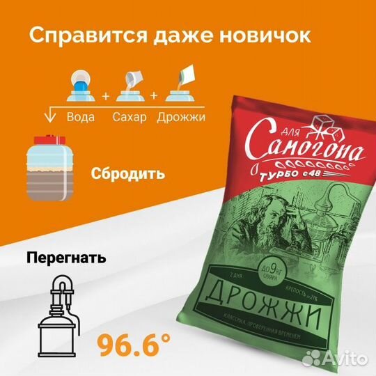 Дрожжи спиртовые